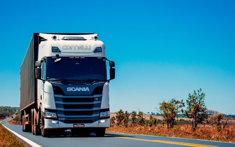 Fleet on highway