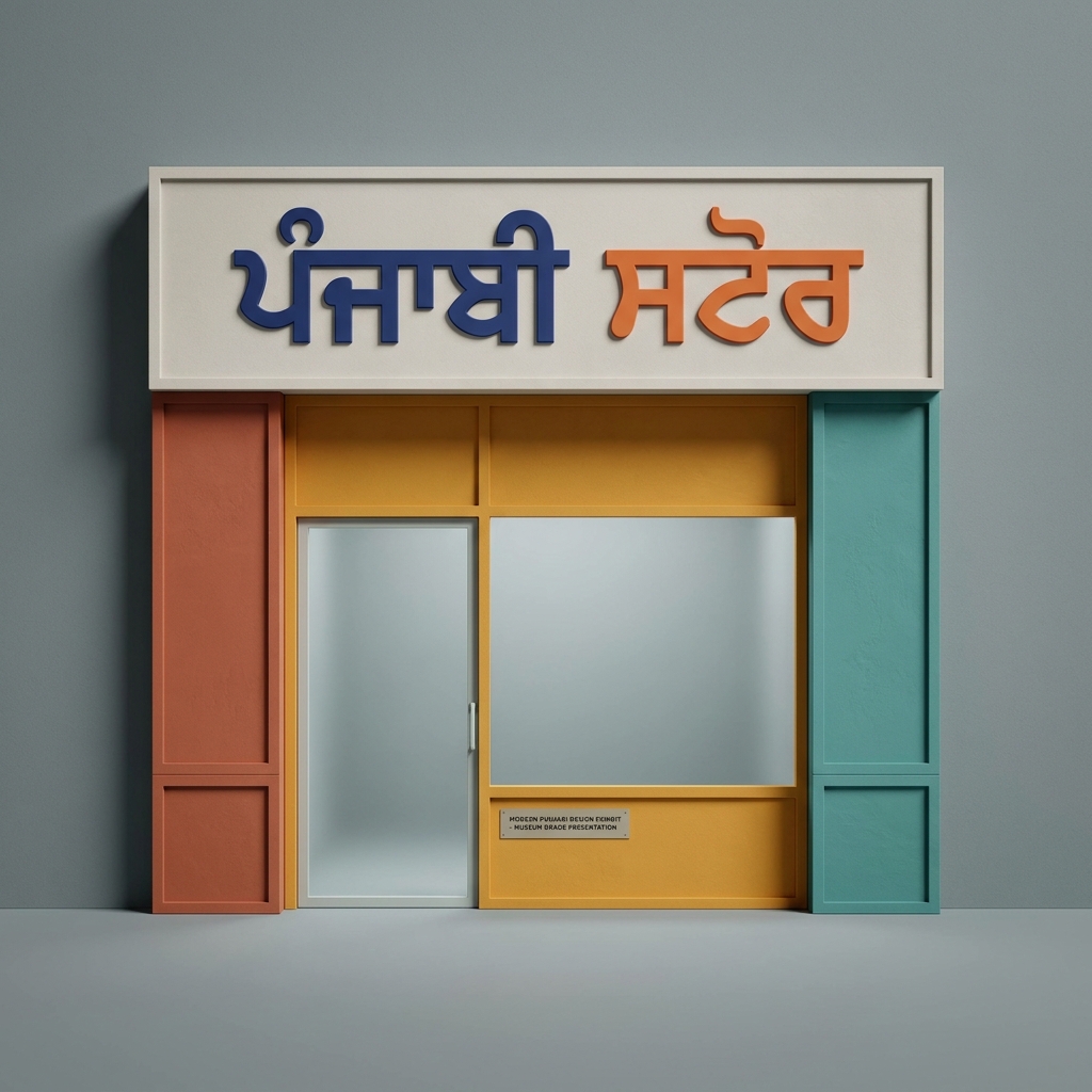 Gurmukhi storefront